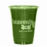 Mean Green Juice · Kale, spinach, celery, green apple, lemon and ginger.