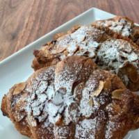 Almond Croissant · A flaky French pastry.