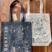 Map Tote x Plein Air Cafe Market Tote · 