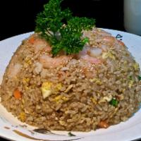 Shrimp Fried Rice · Fried rice with vegetables and shrimp