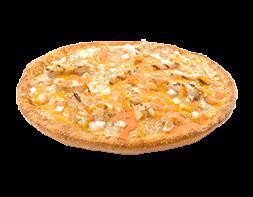 Buffalo Blue Chicken Pizza · Sarpino's traditional pan pizza baked to perfection on a layer of fiery Buffalo-style hot sa...