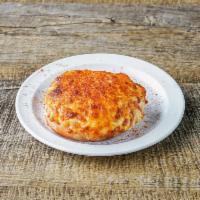 Crab Pretzel  · Mouthwatering blend of crabmeat, cream cheese, mozzarella and cheddar. Dusted with Old Bay a...