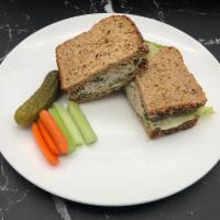 Multigrain Wild Tuna Sandwich  · Crispy multigrain toast with wild tuna fresh lettuce and side of organic baby carrot and cel...