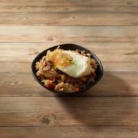 Fried rice · Fried egg, vegetables with choice of meat