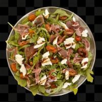 Otto's Salad · Arugula with fresh mozzarella, prosciutto, tomatoes, black olives, olive oil and aceto balsa...
