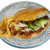 Torta Cubana · Prepared with breaded steak, sausage with egg, ham, hot dog sausage mayo, lettuce, tomato, a...