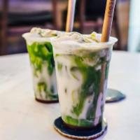 Breechay's Special - Matcha · Highest grade Ceremonial Japanese matcha poured over frozen coconut into coconut milk, with ...