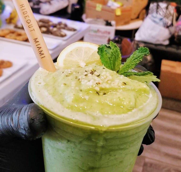 Really Cool Smoothie · Pineapple, mint, lemon & cucumber with a drizzle of agave.