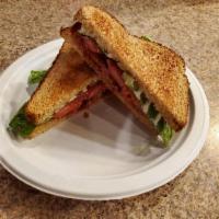 BLT Sandwich · Bacon, lettuce, tomato, with mayo on whole wheat.