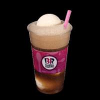 Ice Cream Float · A frothy, creamy delight made with Baskin-Robbins vanilla ice cream and Root Beer or Coca-Co...
