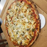 Millennium Park Pizza · Italian beef with your choice of sweet peppers or hot giardinara.