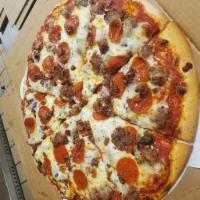 Lake Shore Drive Pizza · Sausage, pepperoni, ground beef and bacon.