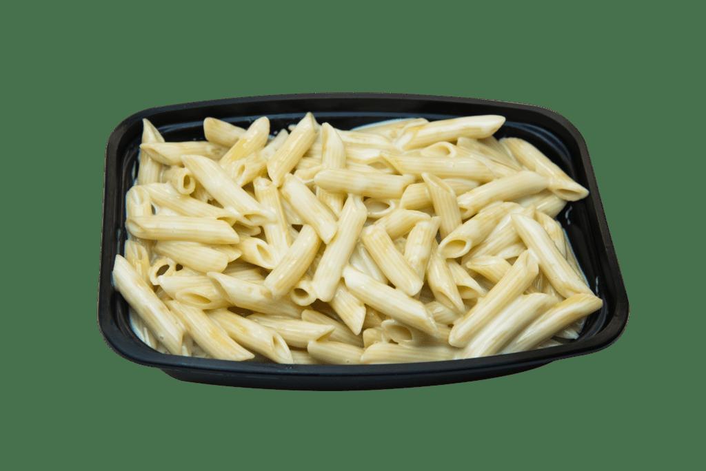 Side Alfredo Pasta · Our classic penne pasta tossed with creamy Alfredo sauce and topped with Parmesan cheese (Must reheat to eat. No Customization).