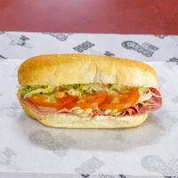  Medium Tubby’s Famous Sub · This popular sub is made with Cotto salami, hard salami, and ham.