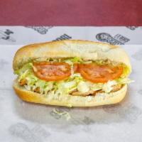 Large Turkey and Cheese Sub · Succulent 98% fat-free all-natural turkey medallions. 