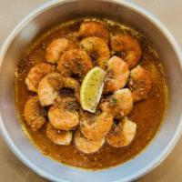1/2 Shrimps Heads Off · No side item
1/2 lb Shrimps boiled in your seasoning of choice. Choice of Plan | garlic butt...