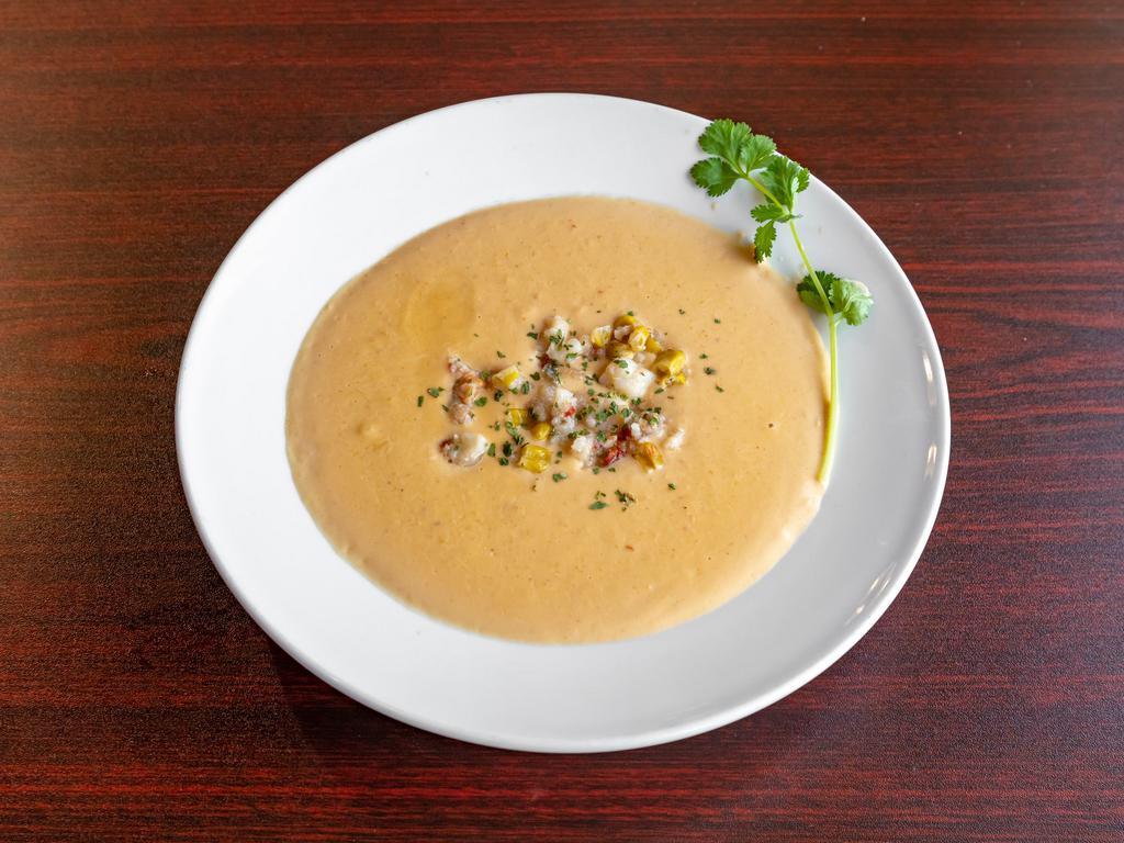 Lobster Bisque (cup 12 oz.) · Thick and creamy soup. 