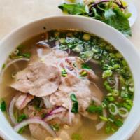 Pho  Bo - Slice beef noodle soup · The most basic meat that you can have added to your beef pho is sliced rare or cooked beef s...