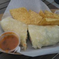 Fish-Mahi Mahi Burrito · Spring mix,. Cabbage, pico de gallo, cilantro lime dressing