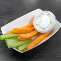 Carrot & Celery Sticks with Ranch · 