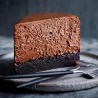 Chocolate Mousse Cake · A perfect combination of smooth, sweet, light, and crunchy--chocolate mousse cake