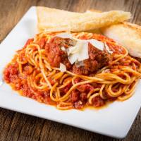 Build Your Own Pasta · Pastas are served with a side of garlic bread and Romano cheese. Choose your own pairing of ...