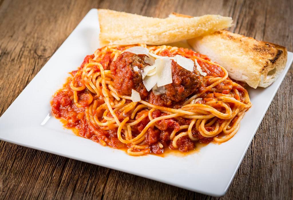 Build Your Own Pasta · Pastas are served with a side of garlic bread and Romano cheese. Choose your own pairing of pasta and sauce. Then top with your choice of our gourmet toppings!