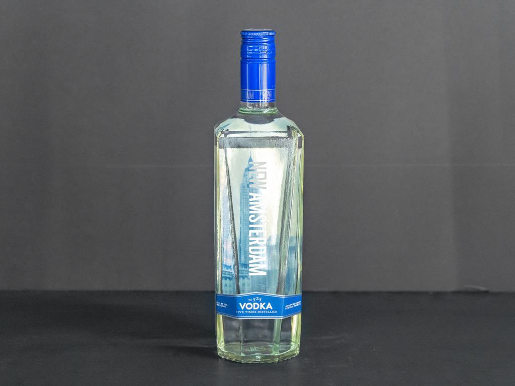 New Amsterdam Vodka 750 ml. · Must be 21 to purchase.