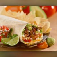 Grande Burrito · Chicken, steak or carnitas, rice, beans, cheese, salsa Mexicana, guacamole, lettuce and sour...