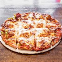 Hall of Fame Pizza · Pepperoni, Italian sausage, bell peppers, and onions.