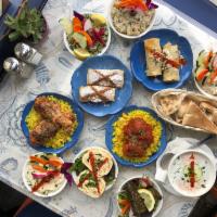 Mediterranean Meza · Family Style Meza.  Order for two or more people. Assortment of 10 house specialties and app...