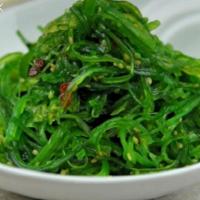 Seaweed Salad Lunch · Japanese seaweed salad marinated with sesame oil.