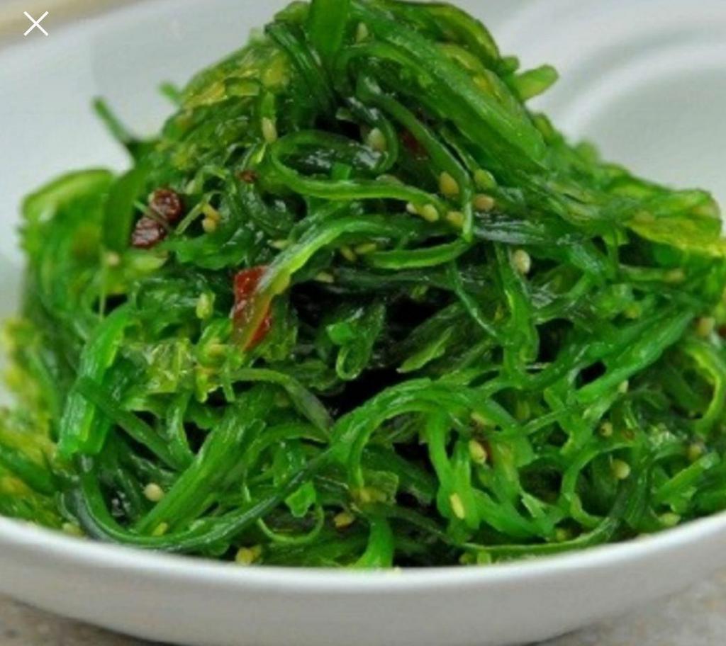 Seaweed Salad Lunch · Japanese seaweed salad marinated with sesame oil.