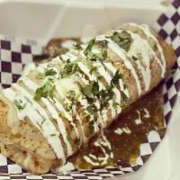 Wet Burrito · Your choice of red, green, or Christmas salsa and choice of birria, carnitas, chicken, carne...