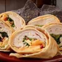 Turkey and Cheese Wrap · 