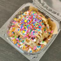 Cinnamon Roll - Unicorn (V) (GF) · Famous chocolate chip cookie chunks, cookie butter swerve icing, lots of rainbow sprinkles. ...