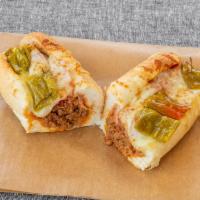 Lucca Grinder Sandwich · Ground Italian sausage, mozzarella cheese, sauce. Add hot fried peppers for an additional ch...