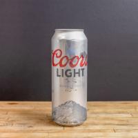 Coors Light · Warm golden color and light bitterness. Must be 21 to purchase.