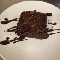Hot Brownie · house-made gluten free brownie topped with fudge