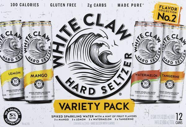 12 Pack of White Claw Variety No.2  · Must be 21 to purchase. 12 oz.