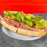 Black Forest Ham and Cheese Cold Sub · 