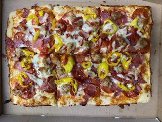 Supreme Pizza · Pepperoni, sausage, onion, green pepper and mushroom.