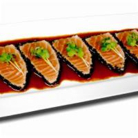 Seared Salmon (5) · Raw / Sauce contains gluten