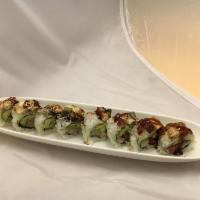 Ichiban Roll · Yellowtail, avocado and unagi, with unagi sauce.