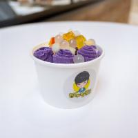Ube Ice Cream · Ube base and purple yam.