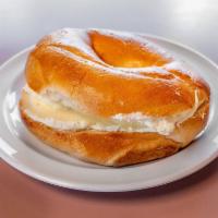Cream Cheese Bagel · Toasted plain bagel with cream cheese.
