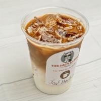 Iced Macchiato · Cold milk topped with espresso served over ice.