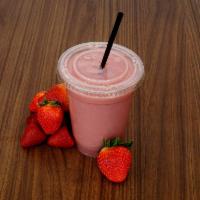 Strawberry Spills · Strawberries, raspberries and frozen yogurt.