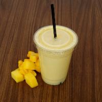 Vitamin C Popsicle · Soy milk, orange juice, lemon juice, mango, pineapple sorbet, frozen yogurt, vanilla and bee...