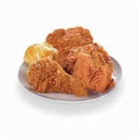 Dark Chicken Meal Deal · Includes 1 honey butter biscuits.